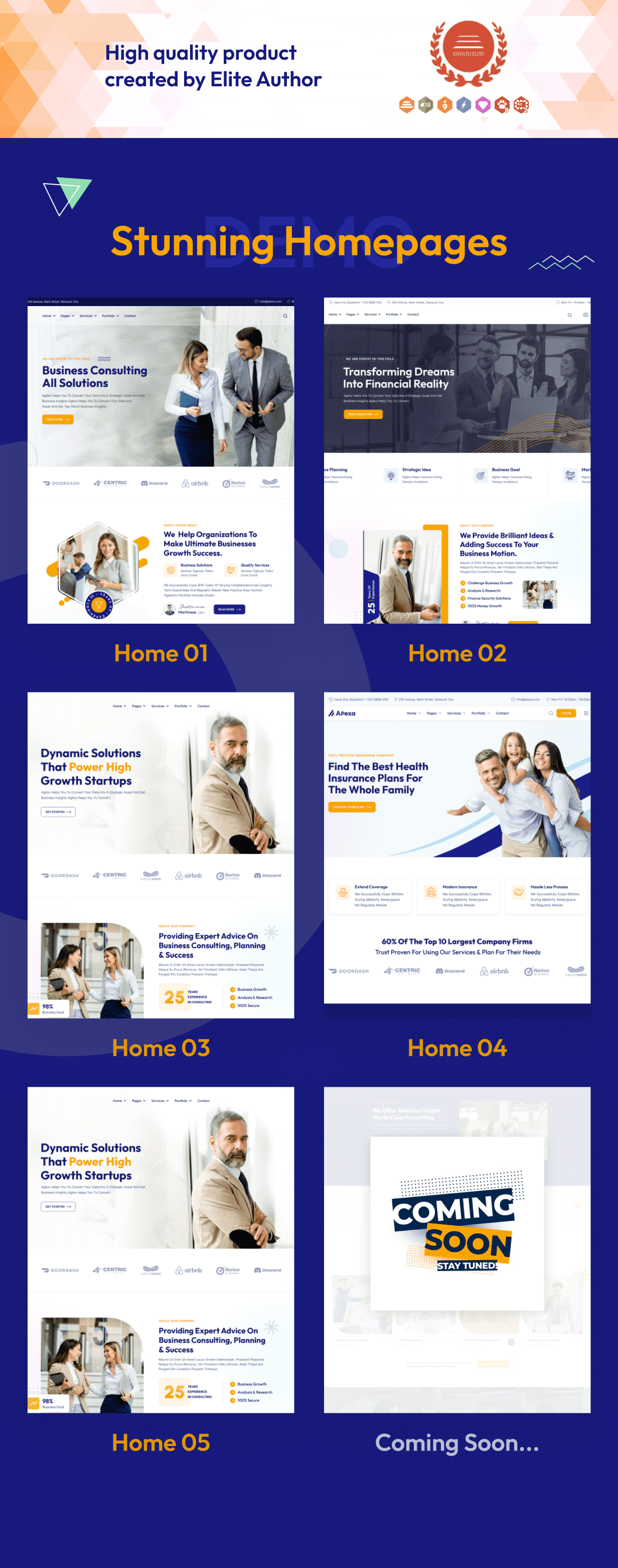 Apexa - Multipurpose Business Consulting HTML Template