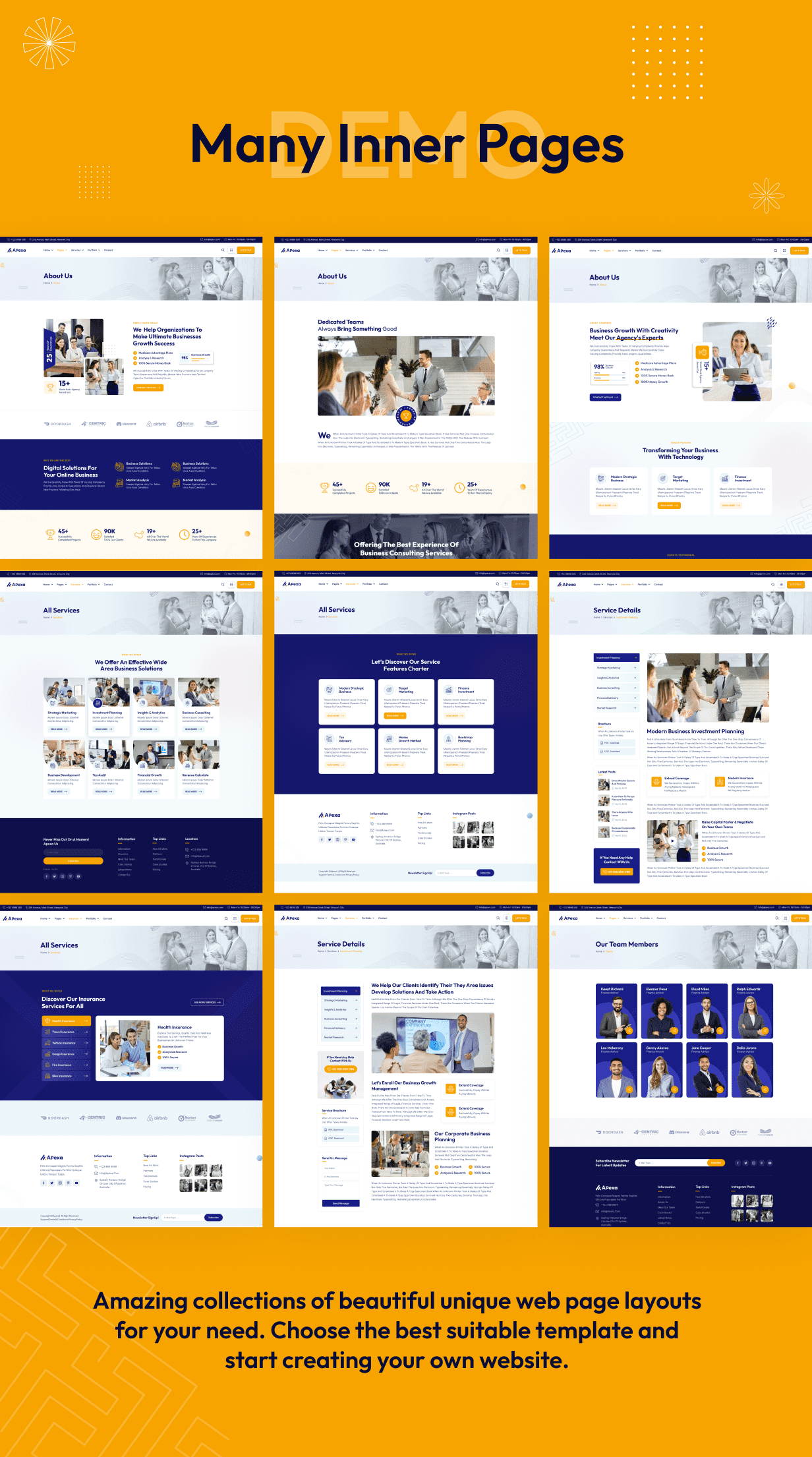 Apexa - Multipurpose Business Consulting HTML Template