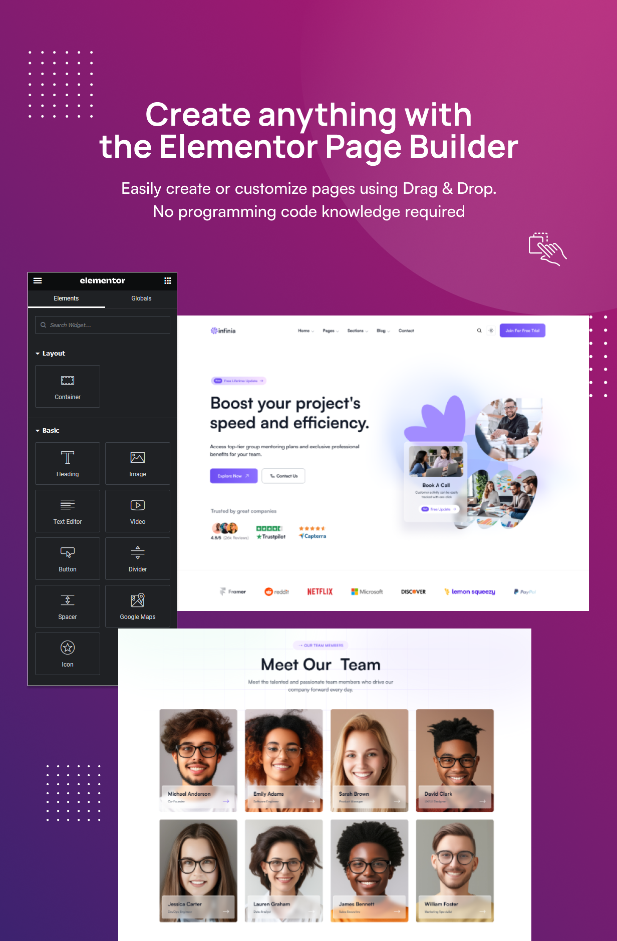 Infinia - Multipurpose Business Startup WordPress Elementor Theme