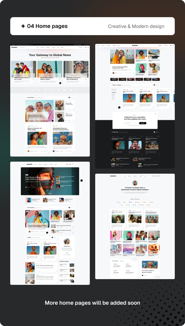 Magzin - Creative Magazine & Blog HTML Template