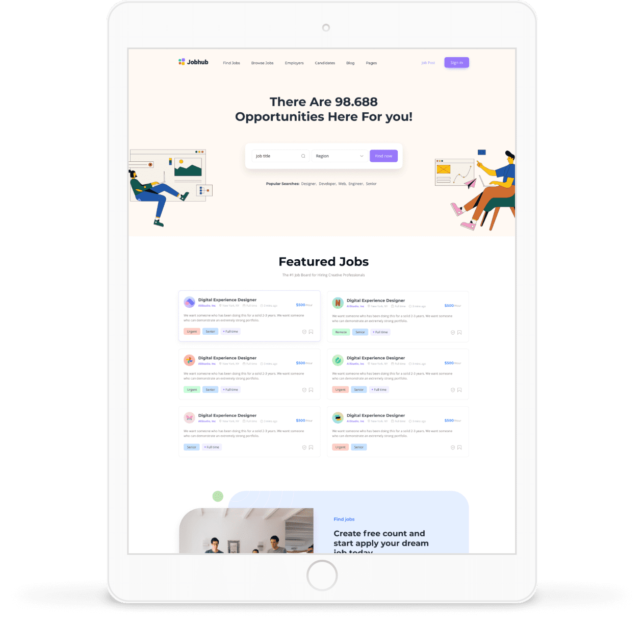 JobHub - AliThemes