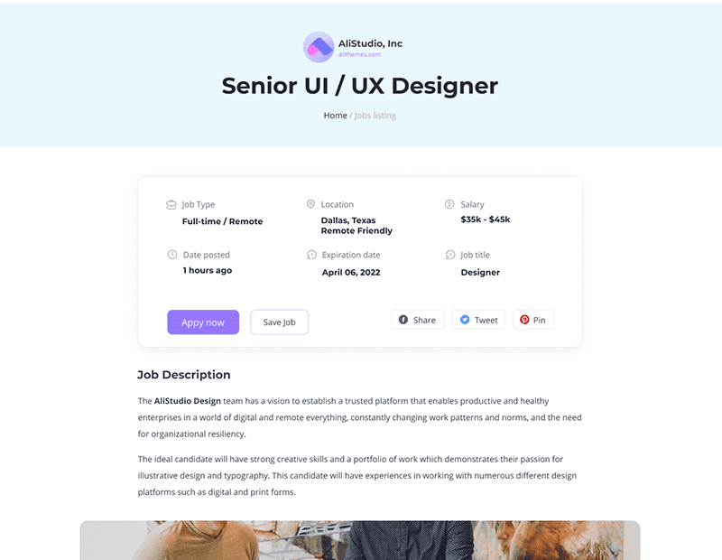 JobHub - AliThemes